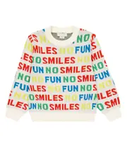 [Stella McCartney Kids] Stella McCartney Kids Jacquard cotton-blend sweater Y 6 multicoloured