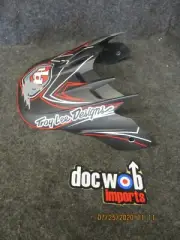 Troy Lee Designs mx motocross helmet peak black/red CR5216