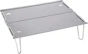 Boundless Voyage Camping Folding Table Outdoor Ultralight Aluminium Alloy Mini Table Portable Dining-Table BVT01 (Gray)