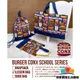 【日本熱賣】漢堡薯條手提袋 Buger Conx 可放A4 才藝袋 補習包書袋 上學書包 袋子漢堡薯條上學袋 上學袋