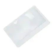 Portable Pocket Wallet Sized Glass 3X Fresnel- Reading