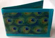 Peacock Feather Bi-Fold Duct Tape Wallet Duck