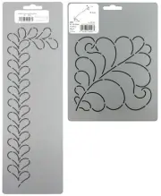 Feather Quilting Stencils Hand Quilt Sashing Border Templates and Block Patterns