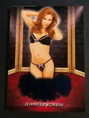 2015 Benchwarmer JENNIFER KORBIN Hollywood #41 Blue Foil Variant/2 PLAYBOY Sexy