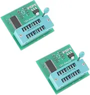 VGOL 2PCS 1.8V Adapter Motherboard Programmers Adapter Proto Board Module for 1.8V SPI Flash Chip SOP8 DIP8 Use on Programmers TL866 EZP2010