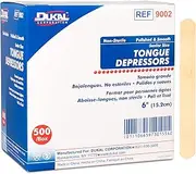 Dukal Tongue Depressors, Beige, 500 Count