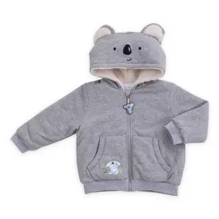 【奇哥官方旗艦】Chic a Bon 嬰幼童裝 可愛熊無尾熊造型帽鋪棉外套(1-5歲)