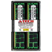 A-Tech 64GB 2x 32GB 4Rx4 PC3-10600R DDR3 1333MHz ECC RDIMM REG Server Memory RAM