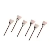 Bristle Cup Mini Brushes Soft Flexshaft Jewelry Rotary polishing Tool, Pkg 6 Pcs