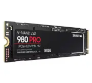 Samsung 980 Pro 500GB Gen4 NVMe SSD - 6900MB/s 5000MB/s R/W 1000K/1000K IOPS 300