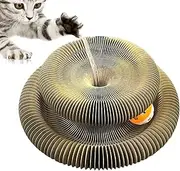 Cat Scratching Board, Interactive Cat Scratching Post with Bell, Furniture Protector Toy for Kittens and Cats, Chew for Pets and Puppies, Fun and Functional Pet Accessory