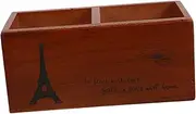 FOMIYES Vintage Wooden Barber Shop Tool Organizer Multifunctional Storage Box For Scissor Shears Hairdressing Tools Desktop Organizer For Salon And Home