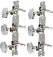 BESPORTBLE 1Set Guitar Tuning Pegs Stainless Steel Machine Head Knobs for Folk and Classical Guitars Durable Guitar Accessories with Workmanship Smooth Surface Comfortable
