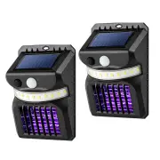 Outdoor 26 LED Solar Lights Mosquito Bug Zapper Garden Wall Light 365nm Kill mosquitoes IR Sensor Security Lighting Wate