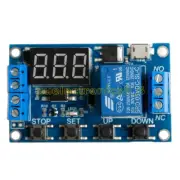 5V Micro USB LED Automation Delay Timer Control Switch Relay Module Display AU