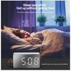 LED Mirror Display Digital Alarm Clock Electronic Table Clocks Bedside Clock