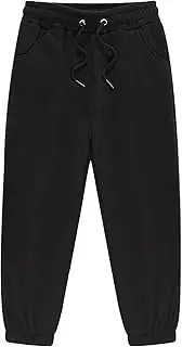[Generic] Girl's Sports Sweatpants Tying Leisure Style Trendy Comfortable Loose Casual Comfy Fashion Toddler Trousers