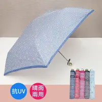 在飛比找蝦皮購物優惠-【Waterfront】日本海軍風條紋抗UV超細折傘(顏色隨