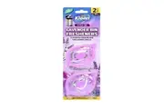 2PK Bin Freshener & Deodoriser Stick On Dustbin Fresh Cleaning Scents Lavender