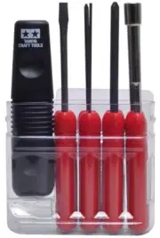 TAMIYA Craft Tool Series No.23 Screwdriver 8 Piece Set Builder's Eight Plastic