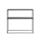 Modern Furniture PEBBLE Console Table 90cm - Black