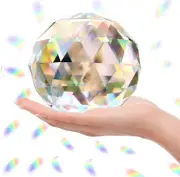 Perfect Gift: 120mm Crystal Ball Prism Suncatcher - Sparkling Home Accent