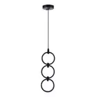 Craftmade Context 3 Light LED Pendant, Flat Black - 59393-FB-LED