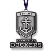 Fremantle Dockers AFL Metal Ornament Christmas Tree Decoration