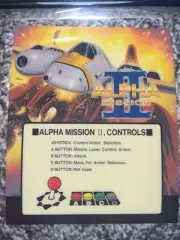 Alpha Missions II (2) Neo Geo Mini Arcade Marquee