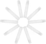 WRITWAA 10pcs Roller Bottles for Essential Oils Transparent Travel Containers Leakproof Perfume Bottles Durable and Lightweight Design for Oils and Fragrances