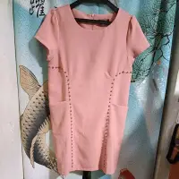 在飛比找蝦皮購物優惠-niceioi粉橘色洋裝