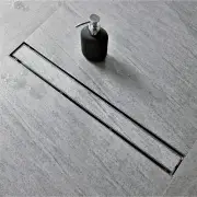 24-Inch Linear Shower Drain with Tile Insert Grate,Brushed 304 Stainless Steel R