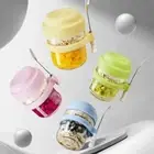 Glass Salad Cup 440ml Food Storage Container Oatmeal Cereal Nut Yogurt