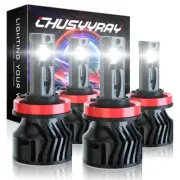 For Cadillac CTS CT-S 2008-14 Combo 6500K LED Headlight Bulbs High Low Beam (for: Mazda)