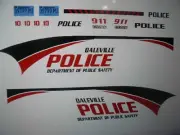 Daleville Alabama Police Patrol Car Decals 1:43