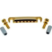 Tailpiece, Gotoh, GE101Z, Height Adjustable, Color: Gold