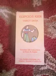 Egipcios Kier Tarot Deck - Factory Sealed Tarot - Kaplan 1984