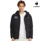 【LE COQ SPORTIF 公雞】防潑水休閒經典羽絨外套 男款-黑色-LWS61302