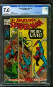 Amazing SPIDER MAN 89 CGC 7.0 Doc Ock 10/1970 Romita art