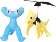 Rainbow Friends Chapter 2 Plushies - Cyan, Yellow, Lookies Combo