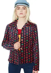 Vintage Corduroy Hearts Jacket