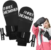 [Opilroyn] Women's Ski Gloves, Waterproof Ski Gloves, Winter Gloves Skiing Gloves, Riding Gloves, Snow Gloves, Touchscreen Cold Weather Gloves for Adults