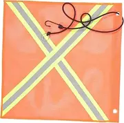 iplusmile Reflective Flag Double Sided Signal Flag for Atv and Trailer Rear End Safety Ensures Visibility Low Light Conditions Essential Traffic Warning Tool