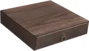 jojofuny Solid Wood Drawers Office Desk Decor Organiser Cutlery Drawer Organiser Desktop Storage Box