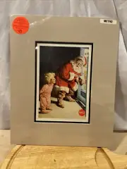 1959 Santa Coca-Cola Matted Print Ad