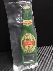 New Zealand Steinlager Flat Bottle Opener Man Cave Bar Vintage Retro New Sealed