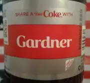 Share A Coke Gardner 2018 Personalized Gift Diet Coca-Cola Bottle