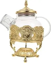 COLLBATH 1 Set Coffee Pot Elegant Coffee Kettle Kettle Glass Golden