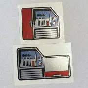 Custom Replacement Decals Stickers for Mighty Backhoe Tonka Truck 3931