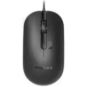 Promate MaxComfort CM-2400 4-Button Wired Optical Mouse - Black 2400dpi - [CM-2400]
